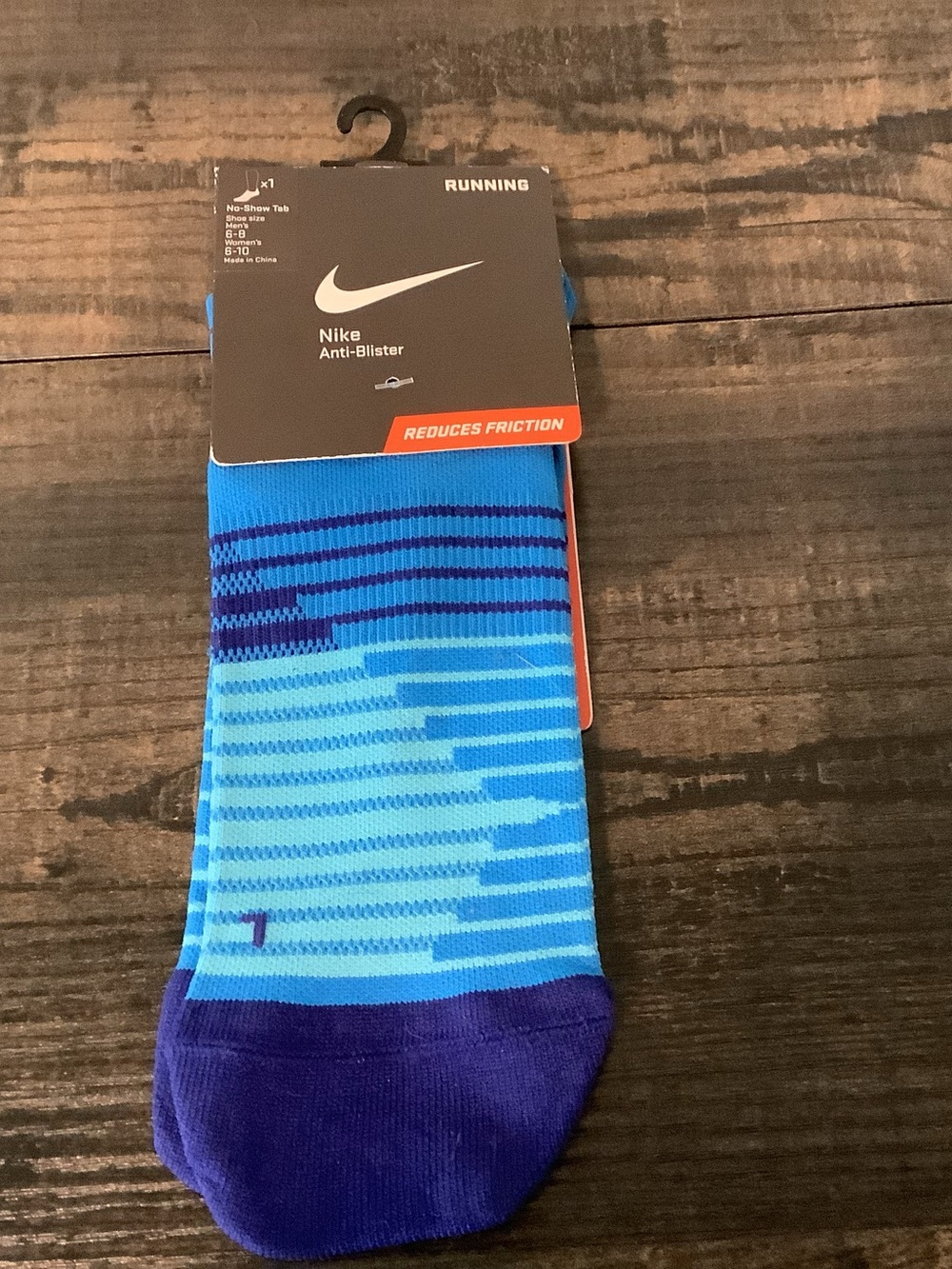 Nike anti-blister running socks NWT